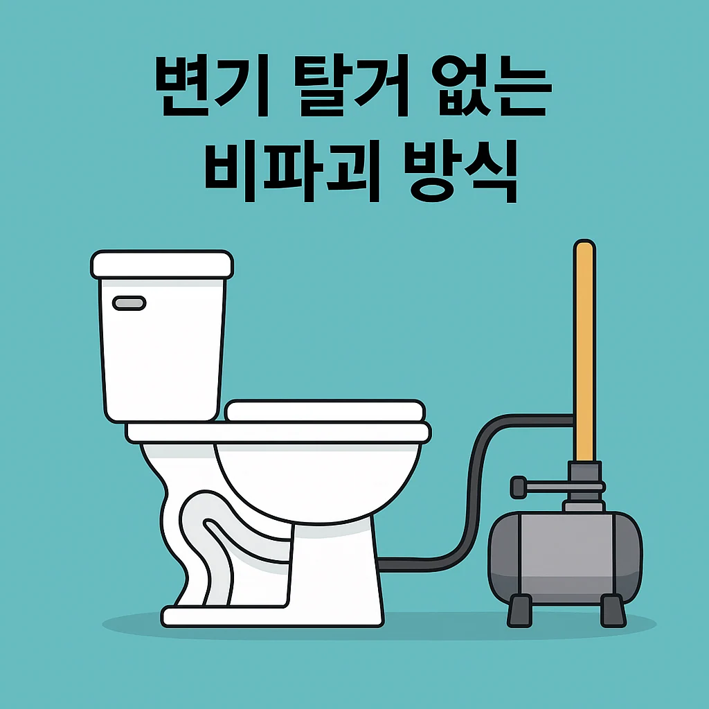 변기 탈거 전 검토하는 비파괴 회수