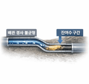 배관경사 불균형이 기름슬러지에 미치는 영향