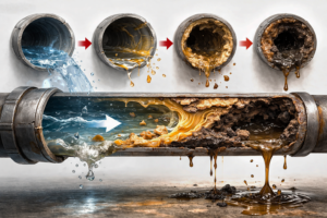 경기 광주 싱크대막힘 비용이 달라지는 내부 슬러지단계 비교